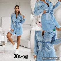 Sukienki jeans damskie (XS-XL/8szt)