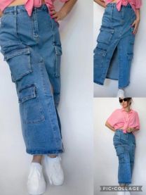 Spódnica jeansy damskie (XS-XL/5SZT)