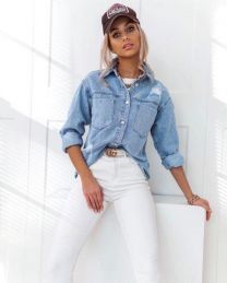 Koszula jeansowa damska(XS-XL/10szt)