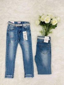 spodnie Jeansy dziewczęce (4-12LAT/10szt)