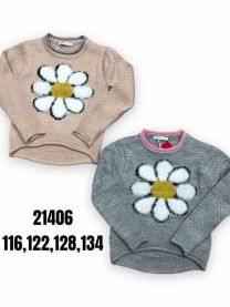 Swetry dziewczęce Turecka (116-134/12szt)