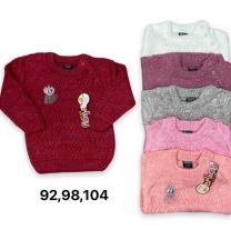 Swetry dziewczęca Turecka (92-104/12szt)