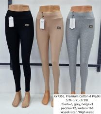 Spodnie legginsy damskie (S-3XL/12szt)