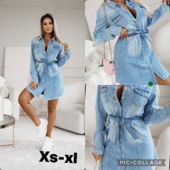 Sukienki jeans damskie (XS-XL/8szt)
