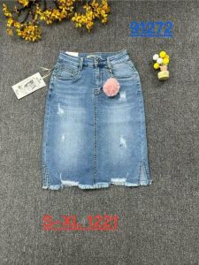 Spódnica jeansy damskie (S-XL/6SZT)