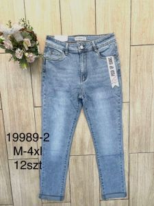 PLUS_Spodnie jeansy damskie (M-4XL/12szt)